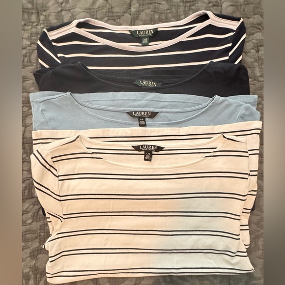 💫4 Pack Bundle | LAUREN RALPH LAUREN
Pre-Loved | LG Semi Half Sleeve Tops 👚 - Picture 8 of 11